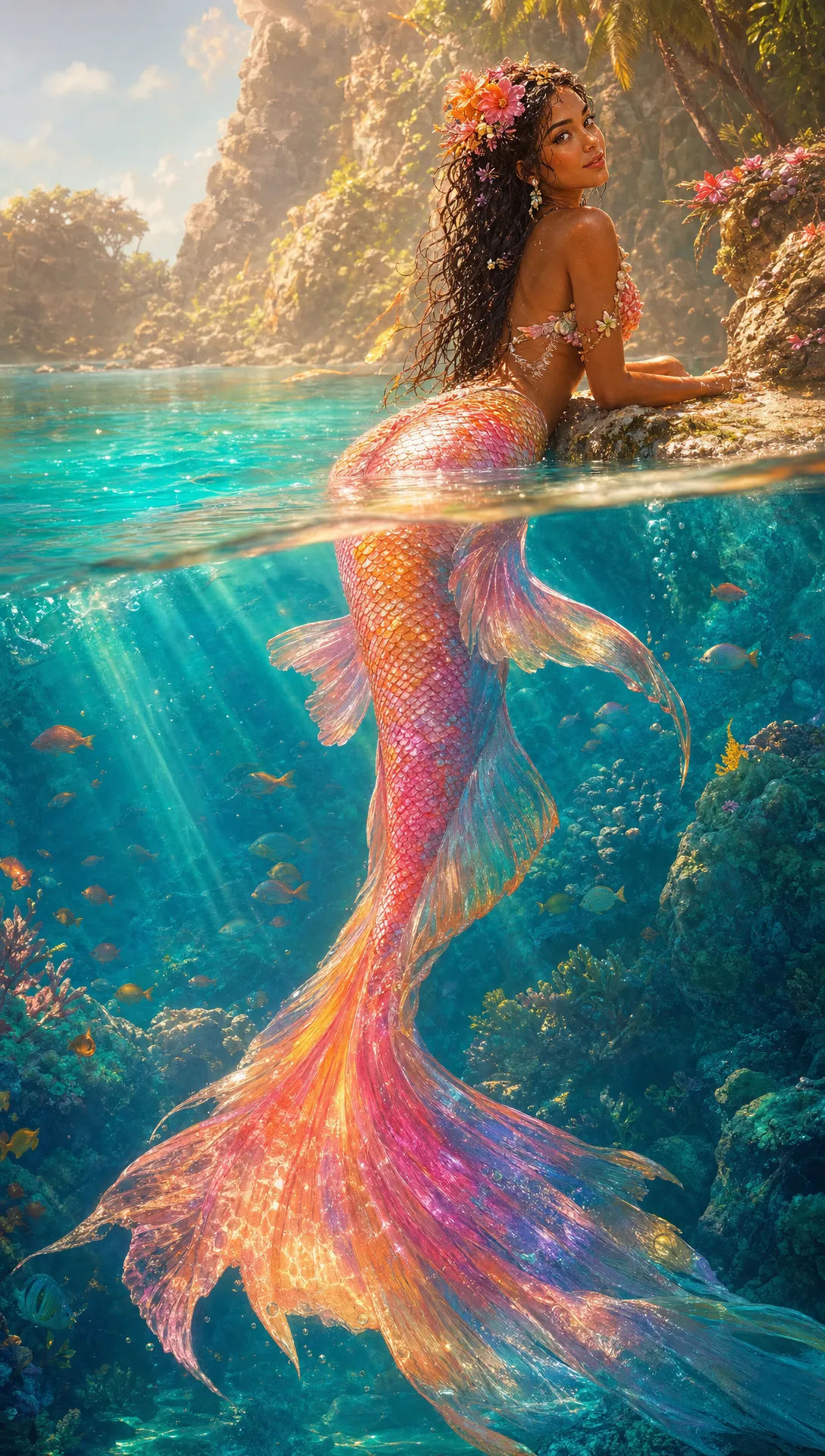 人魚のAI画像ジェネレーター：人魚アートを作成 | Morphic